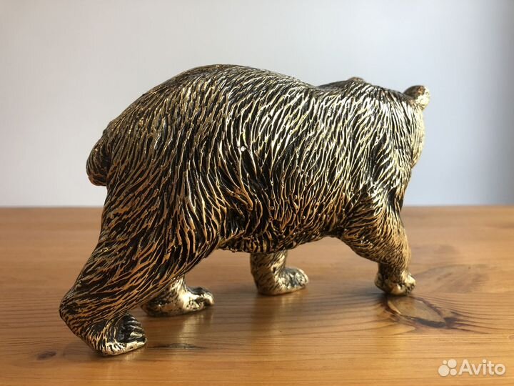 Медведь большой. Бронза. Фигурка. Статуэтка