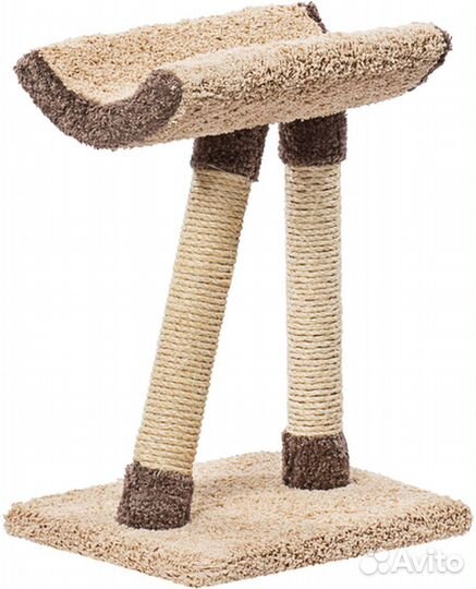 Когтеточка пушок ковролин.с косой ножкой 44*34*62с