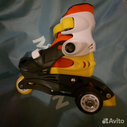 Новые 3-колесные ролики 28 р Novus