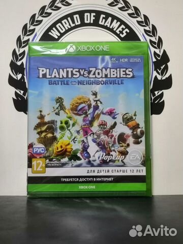 Plants vs zombies битва за нейборвиль Xbox One