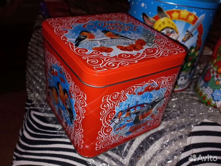 Жестяные банки для Новогодних подарков - Новые