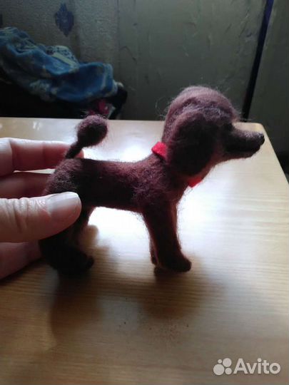 Валяный пудель