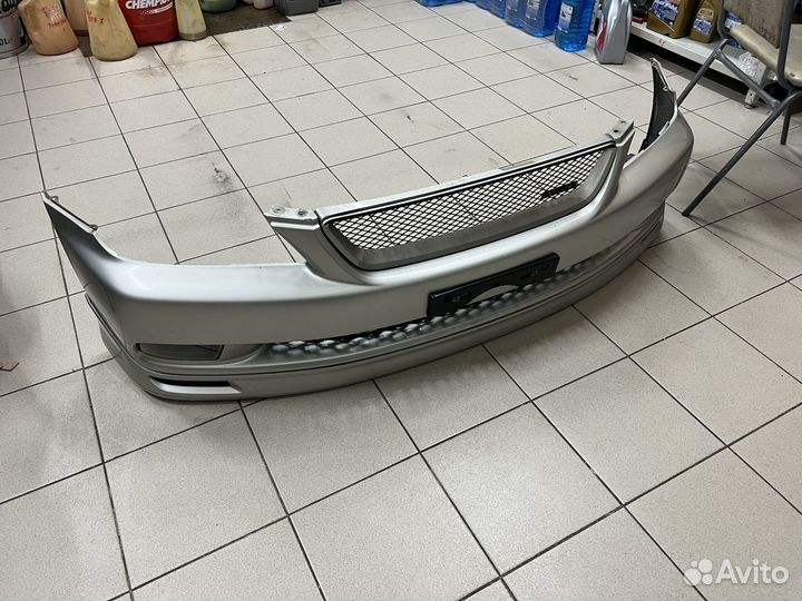 Передний бампер Altezza с губой, туманками и решет