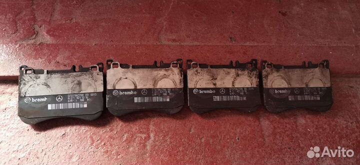 Колодки тормозные мерседес 222