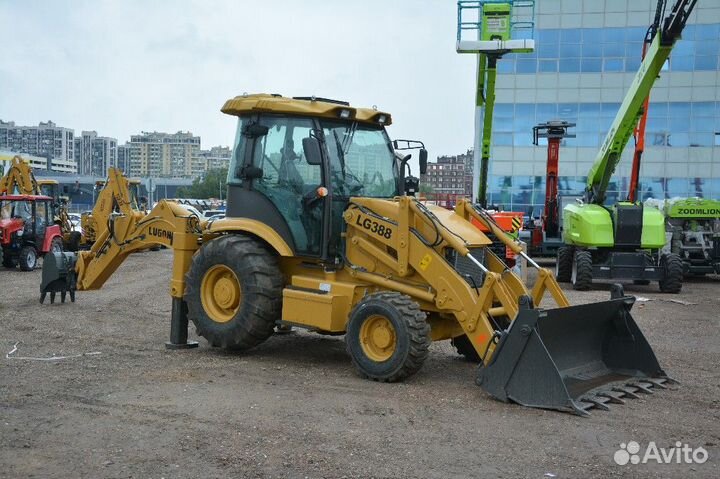 Экскаватор-погрузчик LuGong LG388, 2023