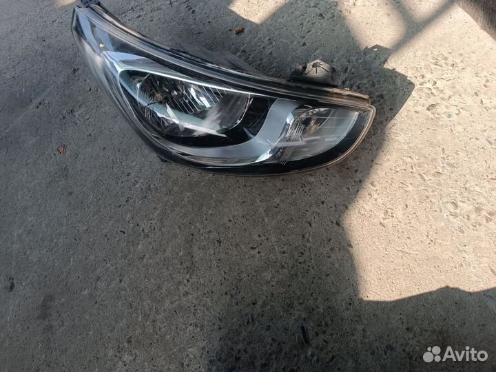 Фары на hyundai solaris