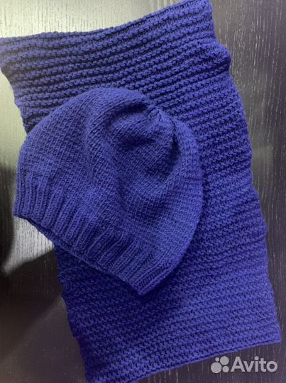 Женский шарф и шапка
