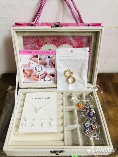 Набор для создания браслетов Пандора в шкатулке