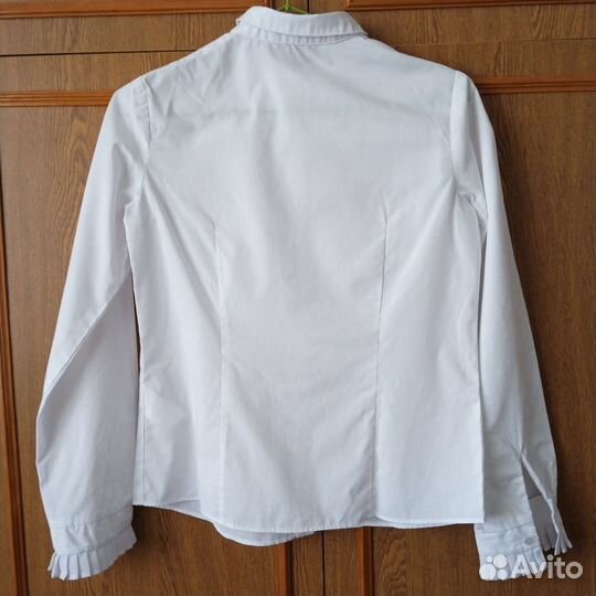 Белые блузки для школы на девочку