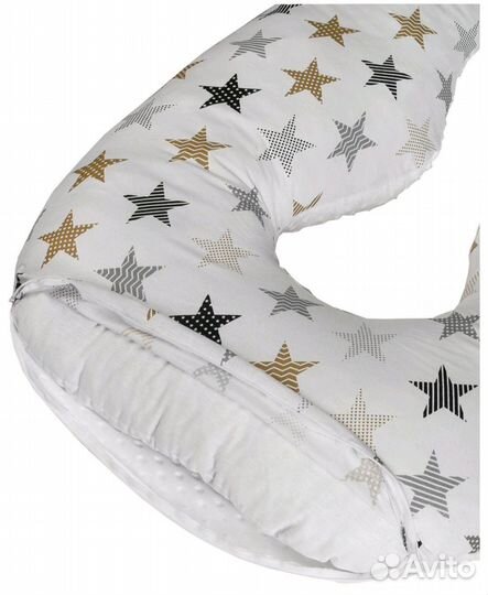 Подушка для беременных AmaroBaby Звёзды, 340х72 см