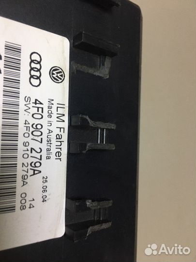 Блок комфорта ауди А6 С6 4F0907279A