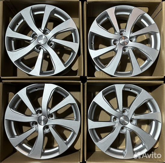 Литые диски R16 4x100 Kia Rio Hyundai Solaris