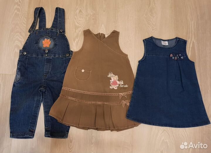 Одежда для девочки на 12-18 мес., р.86