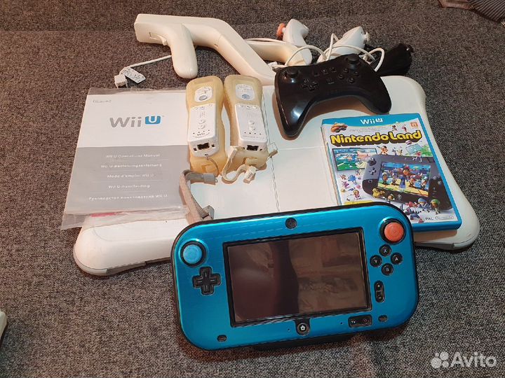 Wii u 32 гб deluxe edition большой комплект