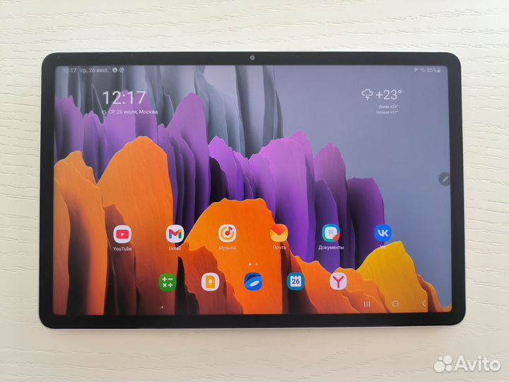 Samsung galaxy Tab S7 128Gb + чехол-клавиатура