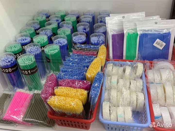 Ремувер для снятия ресниц, пинцеты