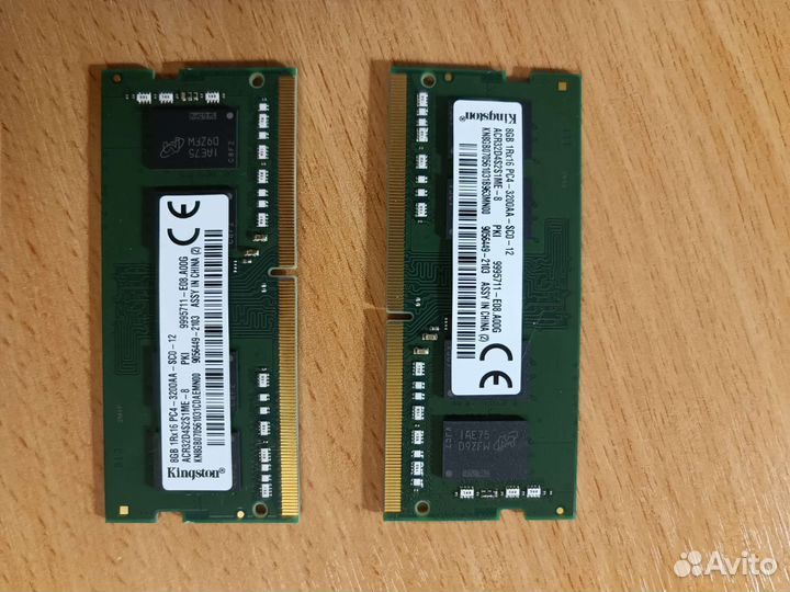 Оперативная память ddr4 SO-dimm 2х8Гб