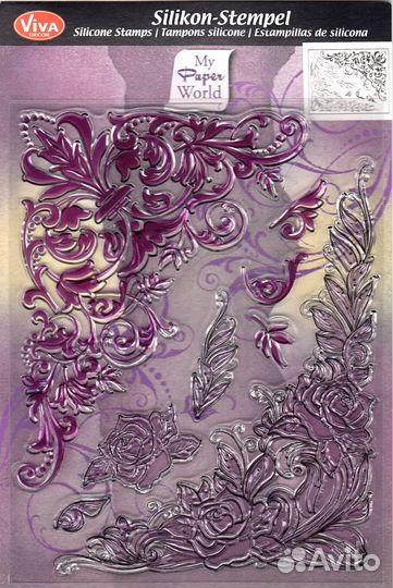 Штампы силиконовые viva decor