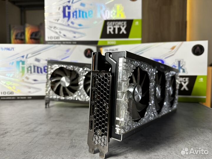 RTX 3080 Palit Gamerock 10 GB гарантия