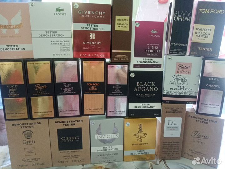 Духи парфюм тесторы оаэ