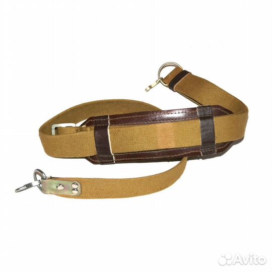 Ремень пулемётный рпк (кожзам лямка) 2 карабина