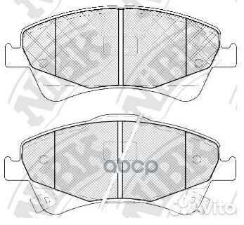 Колодки тормозные toyota avensis/corolla 04- пе