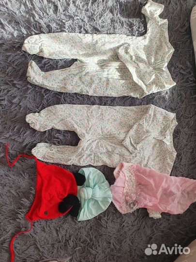 Вещи пакетом на девочку от 0 до 1,5 лет