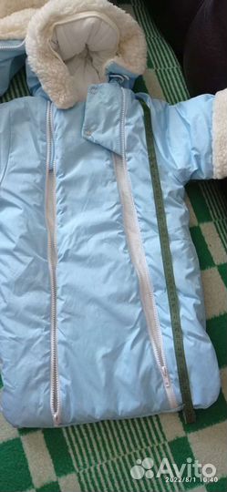 Зимний конверт в коляску на овчине