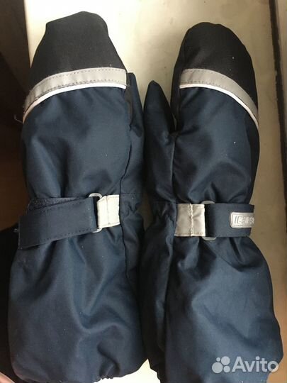 Зимние детские рукавицы-краги 