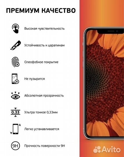Защитное стекло на iPhone 11 и XR