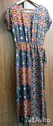 Платье длинное х/б