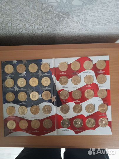 Монеты США президенты