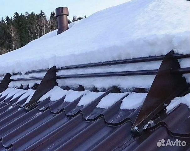 Купить снегозадержатели на крышу в Симферополе - низкая цена на снегозадержатели