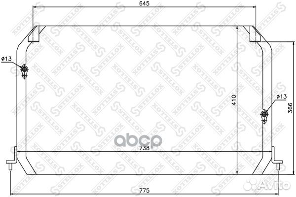 10-45287-SX радиатор кондиционера Toyota Camry