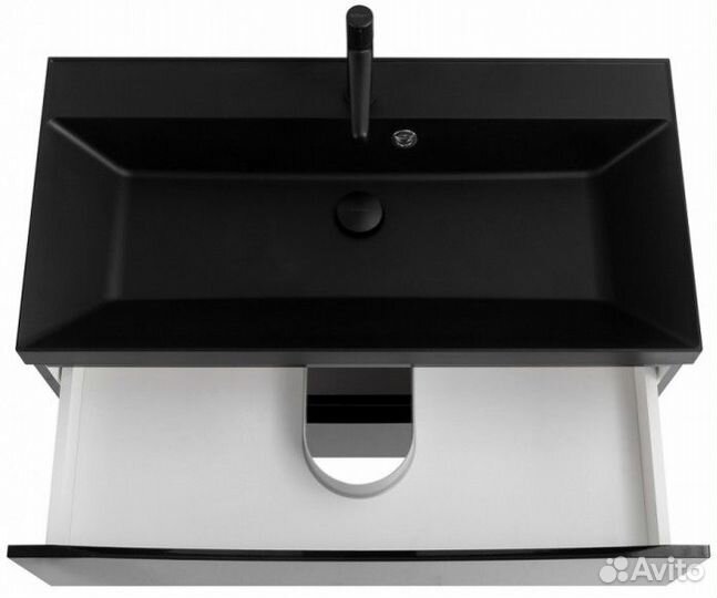 Мебель для ванной BelBagno Marino 90-BB900/450-LV-ART-AST-nero Nero Lucido