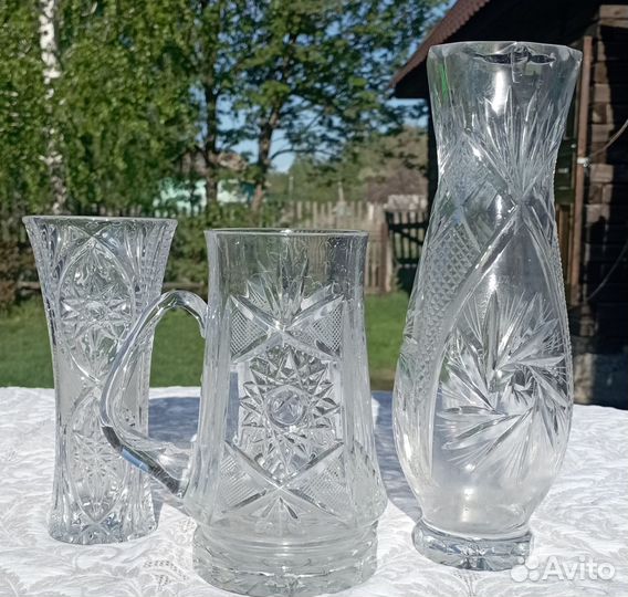 Ваза хрустальная СССР