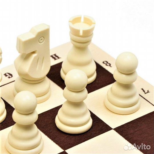 Шахматы 30*30см (дерево) король 7,8см