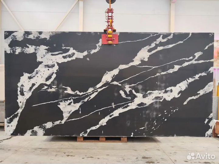 Кварцевый агломерат titanium, Слэб Jumbo