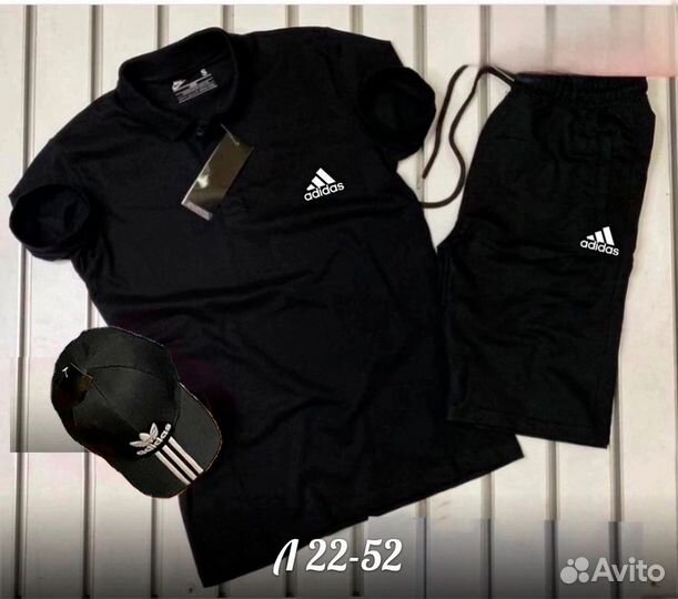 Футболка и шорты Adidas 3 в 1