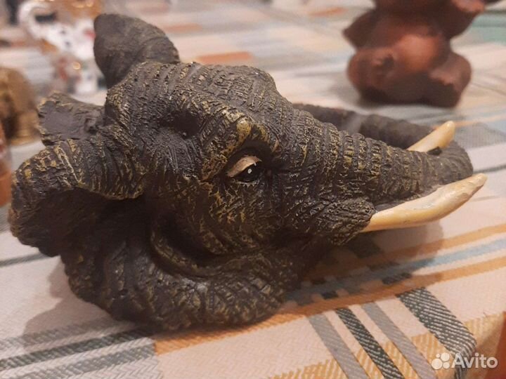 Раритет пепельница Слон индийский камень