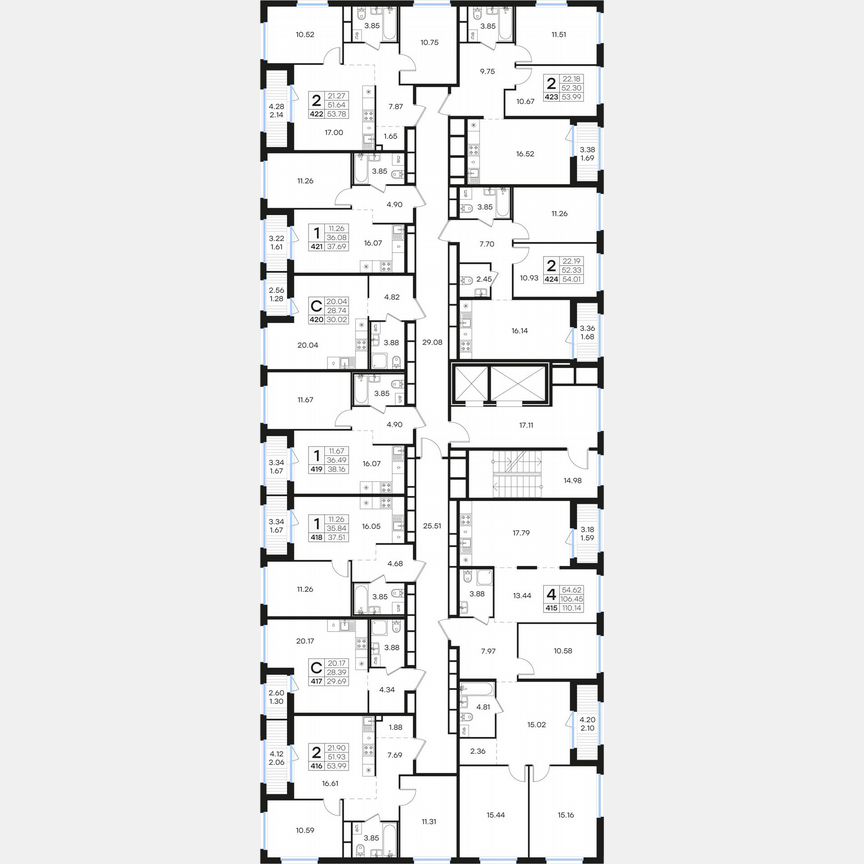 Квартира-студия, 30 м², 2/15 эт.