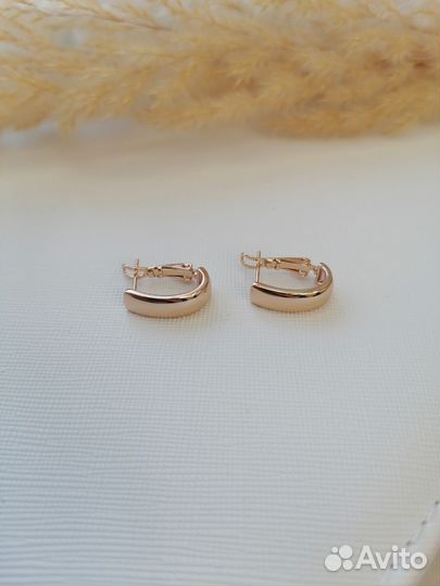 Серьги медицинский сплав