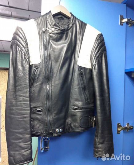Кожаная куртка косуха мужская