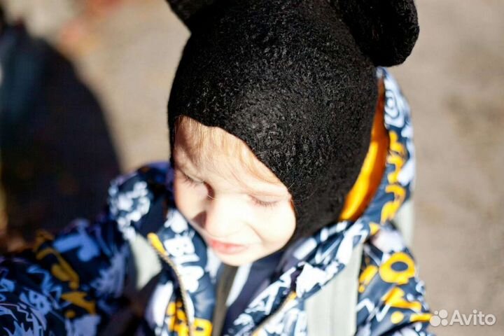 Шапка Микки маус (Минни Маус) из войлока