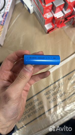 Аккумулятор 18650 3.7v, 2000mAh