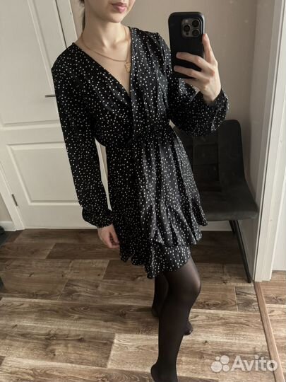 Платье в горошек