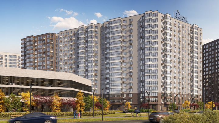 Квартира-студия, 28,6 м², 6/16 эт.