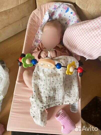 Гамак/шезлонг качалка для ребенка