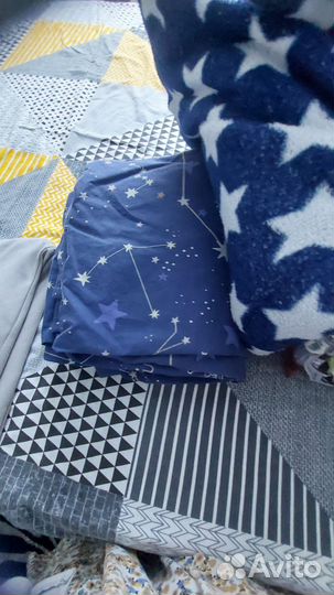 Постельное белье б/у хлопок