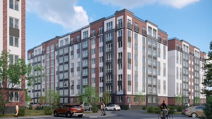 2-к. квартира, 71 м², 8/8 эт.